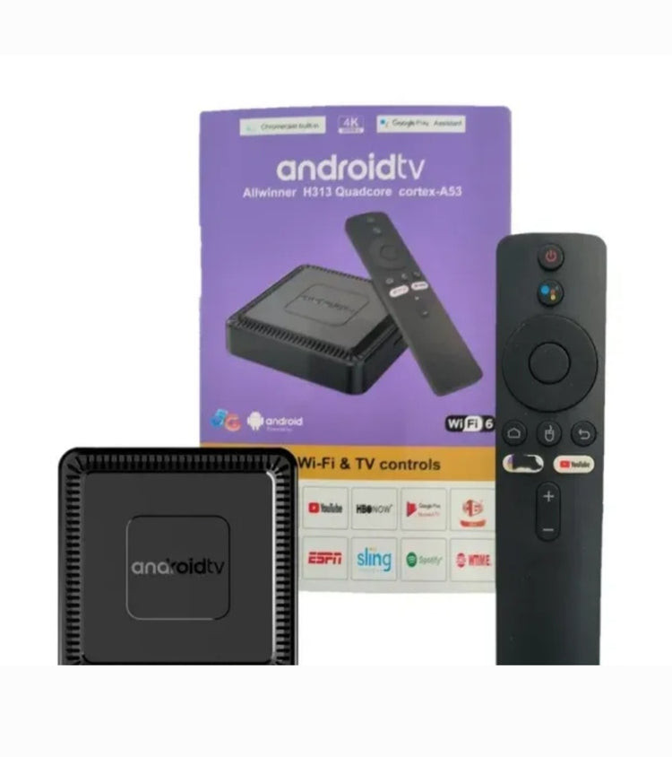 Android TV Box - Allwinner H313 4K Google TV Wi-Fi 6