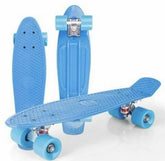 Penibord skejtbord 56cm svetleci tockovi plavi