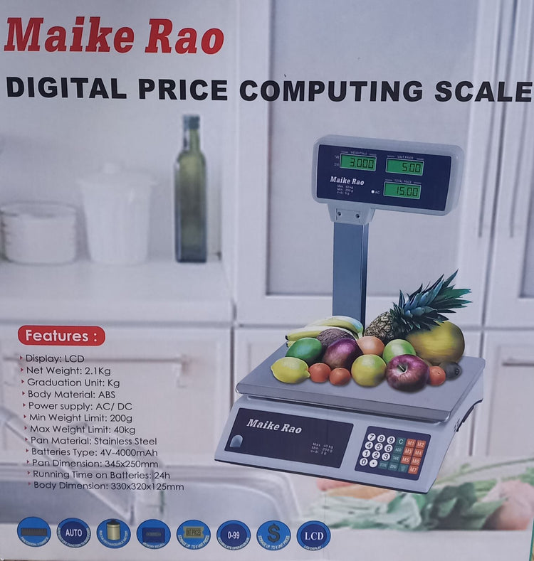 Digitalna pijacna vaga za merenje voca i povrca do 40kg -Maike rao