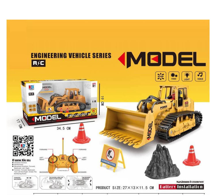 Buldozer bager na daljinski