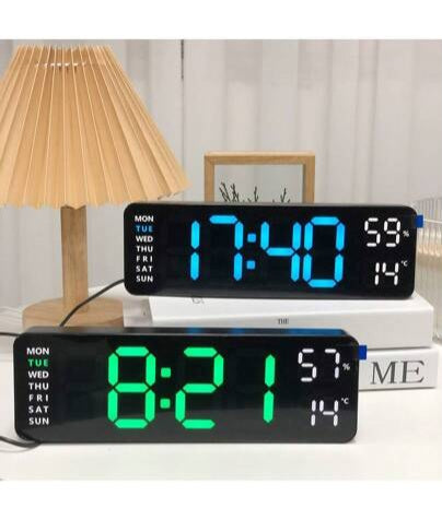 Digitalni zidni i stoni sat led