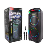 Bluetooth zvucnik karaoke ZQS-8258 sa bezicnim mikrofonom