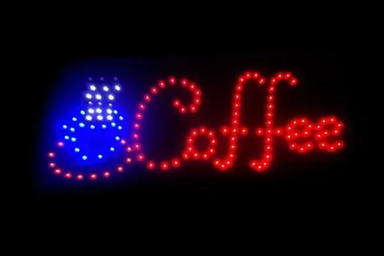 Svetleca led reklama Caffee