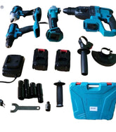 Aku set 4u1 – udarni odvijač, brusilica, šrafilica, bušilica makita