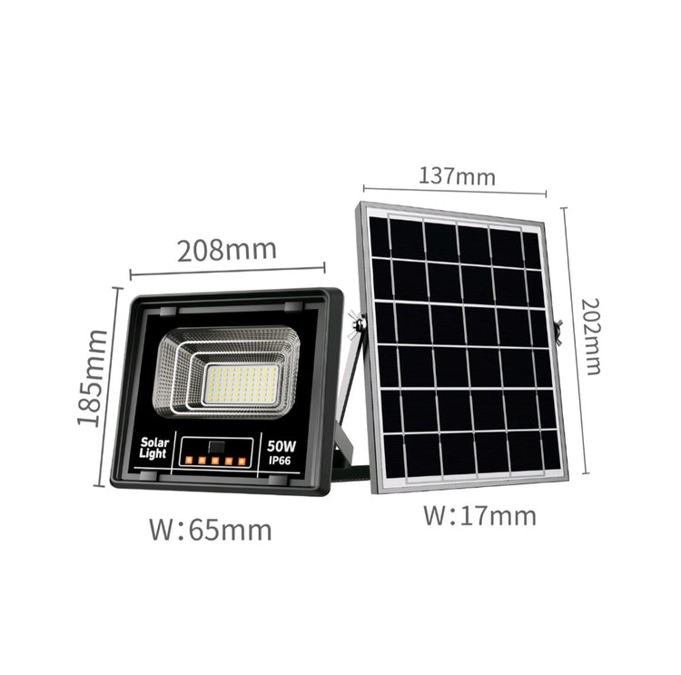 Solarni led reflektor sa panelom 50w