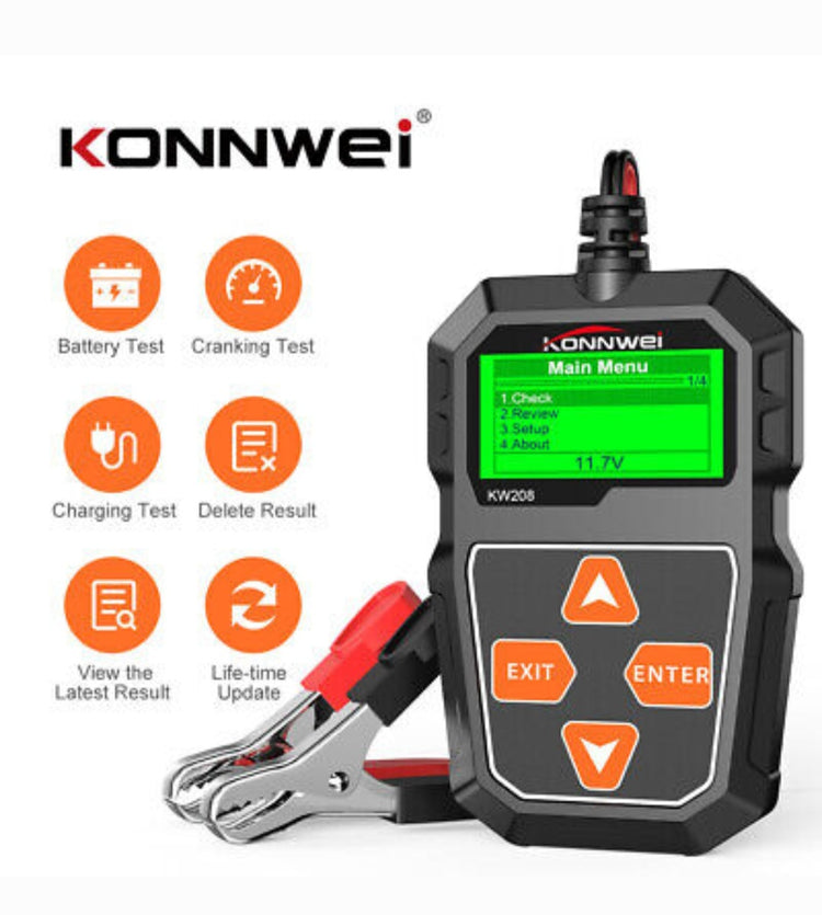 Tester akumulatora za auto Konvei KW -208