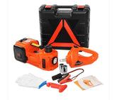 Set za auto -aku odvijac- kompresor- dizalica- baterijska lampa- 4u1