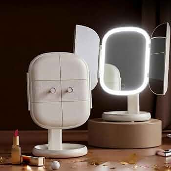 Led ogledalo za sminkanje kozmeticko na preklop