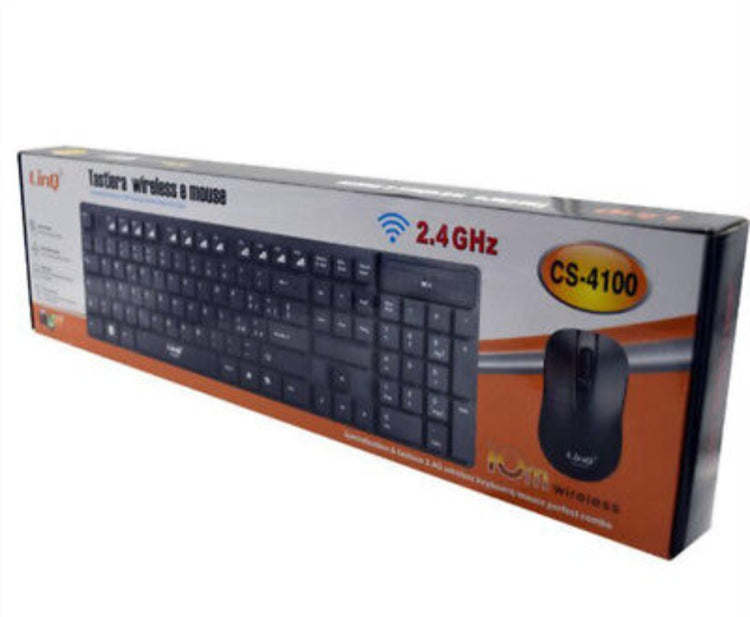 Tastatura wireless 2,4 Ghz plus mis CS-4100