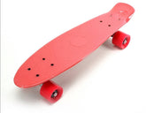 Penibord skejtbord 56cm svetleci tockovi crveni