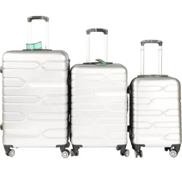 Koferi za putovanje 3u1 set sivi