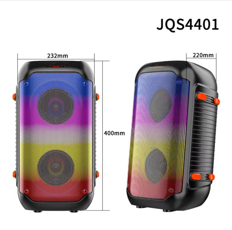 Bluetooth zvucnik dvostruki JQS-4401 -zvucnik 4 inca RGB