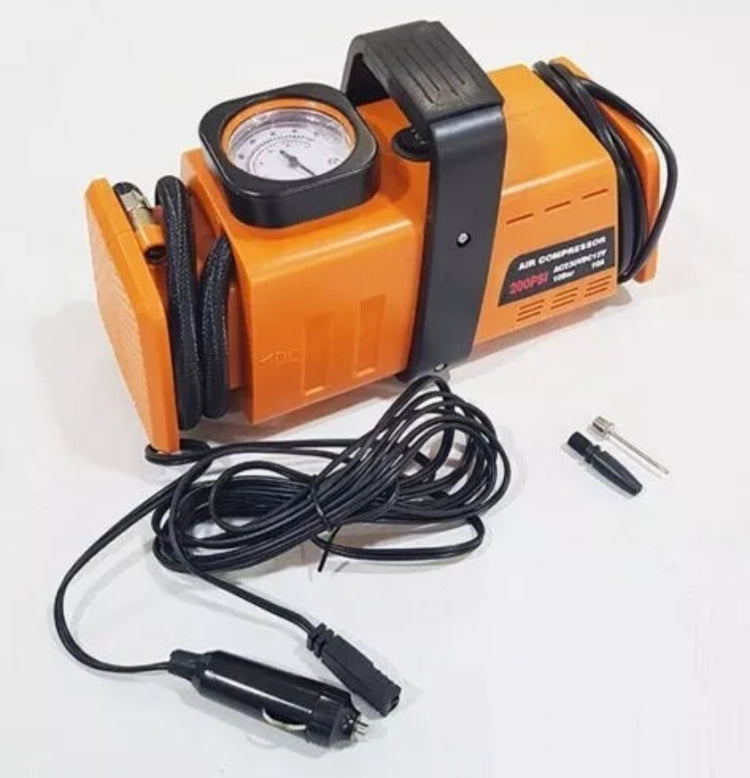 Kompresor za pumpanje guma 12v-220v sa manometrom