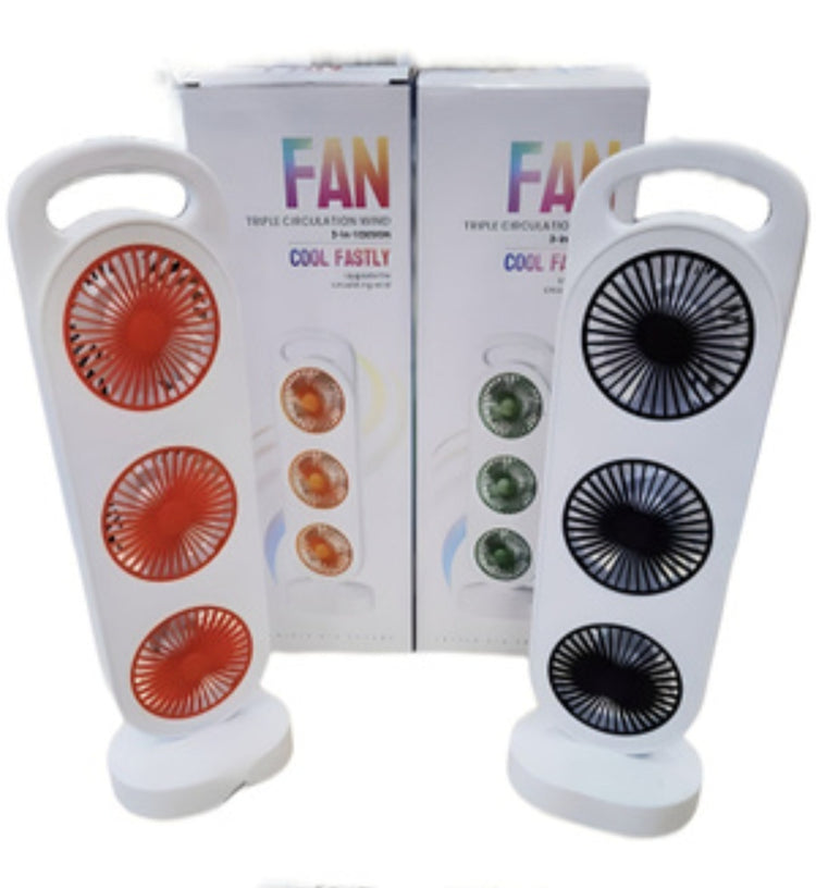 Ventilator trostruki 3u1 za hladjenje