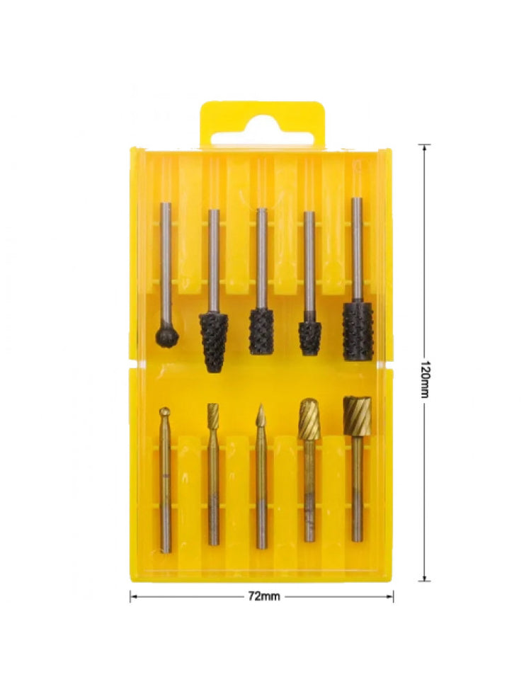 Set 10 glodala za drvo 3mm bijaks Dingqi