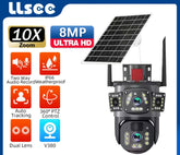 4G SIM solarna kamera, 4K sa 4 sociva V380 LLSEE