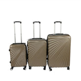 Koferi za putovanje 3u1 set zlatni