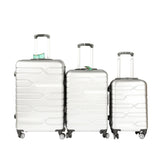 Koferi za putovanje 3u1 set sivi