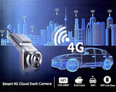 Auto kamera 4G i wifi, dupla kamera sa uzivo prenosom