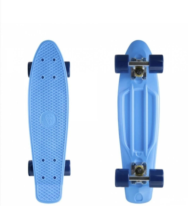 Penibord skejtbord 56cm svetleci tockovi plavi