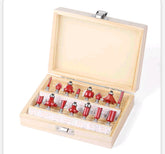 Set glodala za drvo, glodala za frezer 6mm 15kom