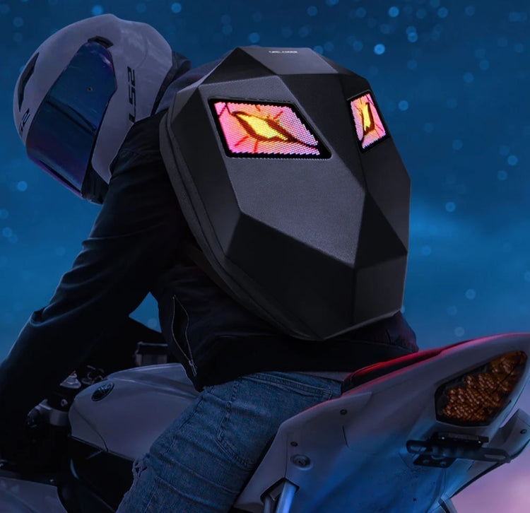 Ranac za motorcikl sa 2 led ekrana