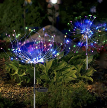 Led solarno drvo dekorativno 2 komada RGB sareno