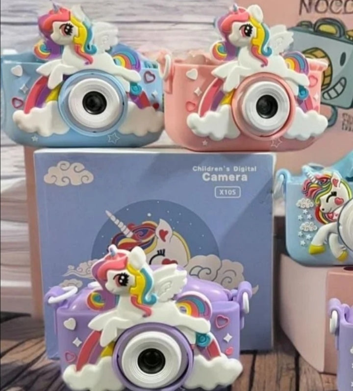Fotoaparat jednorog digitalni JEDNOROG roze -plavi -ljubicasti