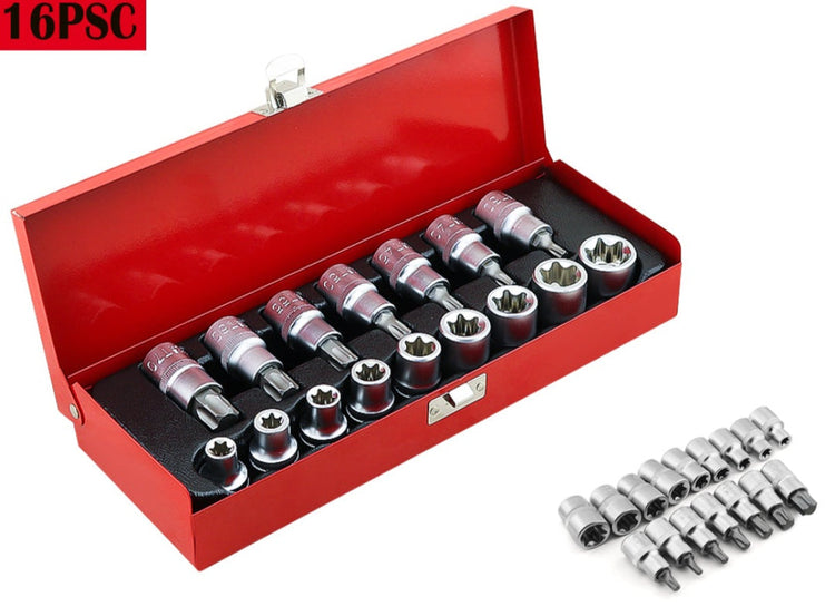 Set alat 16kom gedora i bitova nasadnih kljuceva