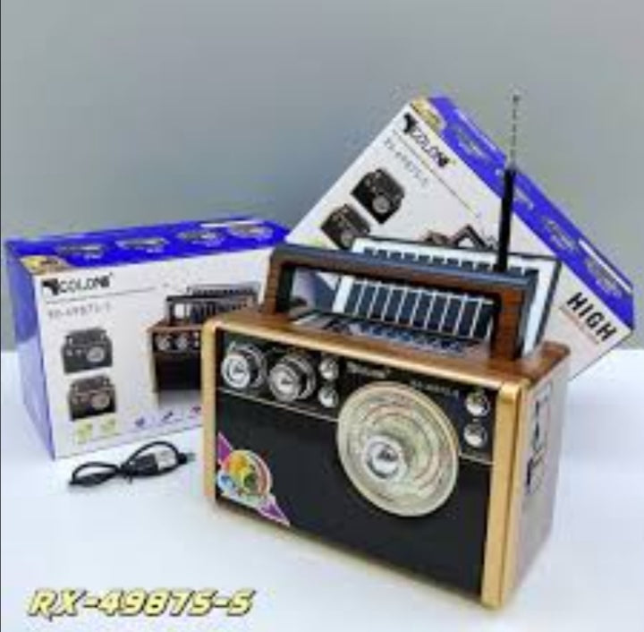 Radio tranzistor GOLON RX 4987S-S solarni