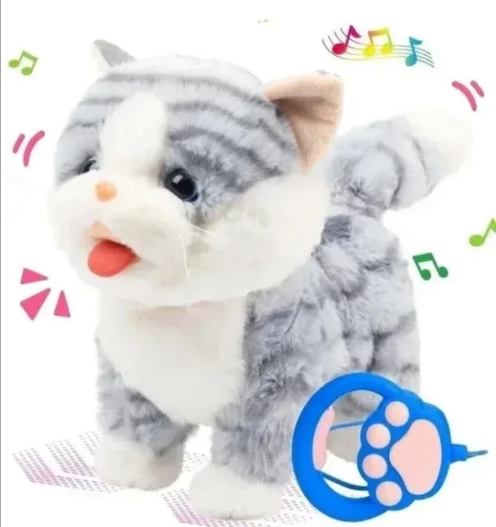 Plisana macka koja hoda i mjauce igracka za decu