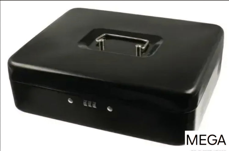 Sef kasa za papirni i kovani novac sa sifrom 250x200x90mm