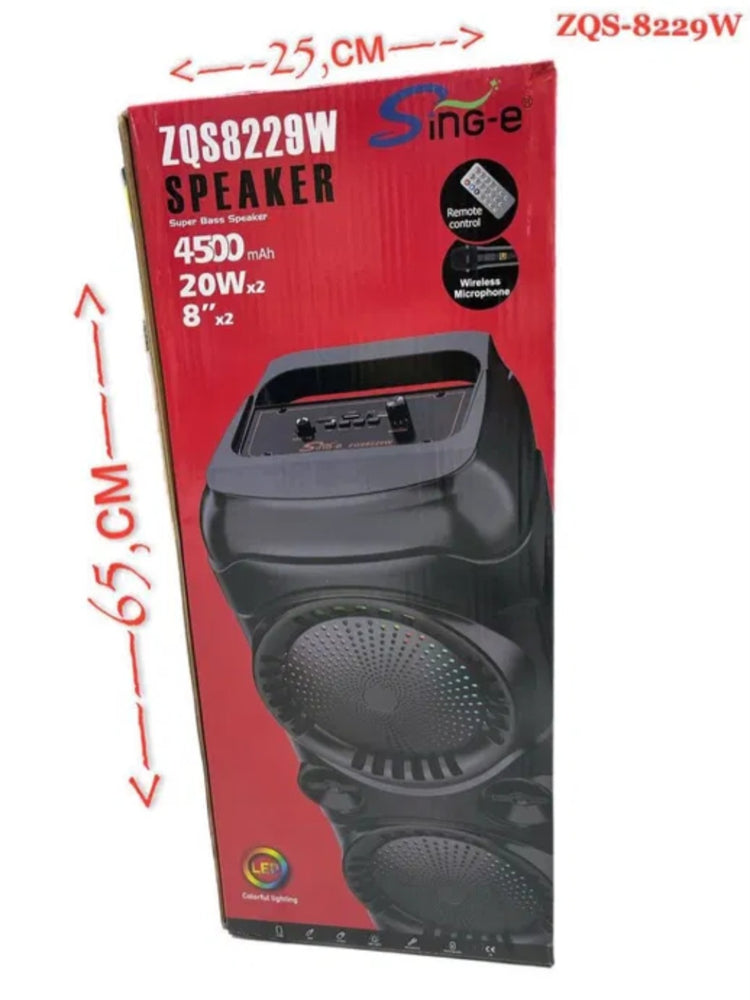 Bluetooth zvucnik ZQS-8229W sa mikrofonom bezicnim