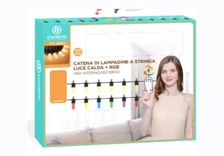 Sijalice 10kom set -RGB CIAOBOSI TX-8981