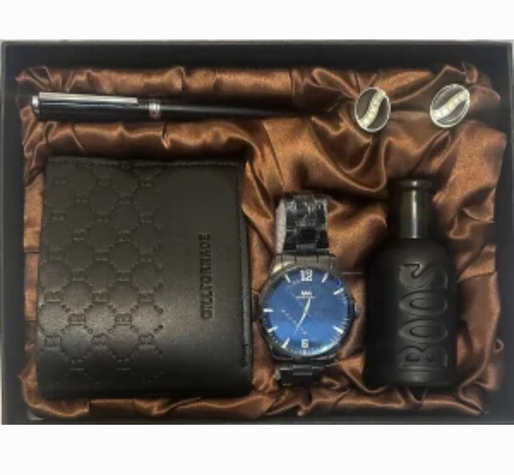 Set za muskarce u elegantnoj kutiji 5u1 boss