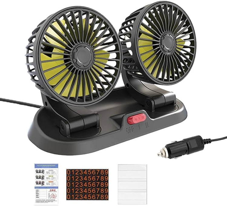 Ventilator dupli za auto na 12V
