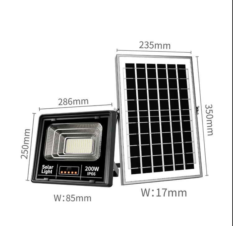 Solarni led reflektor sa panelom 200w
