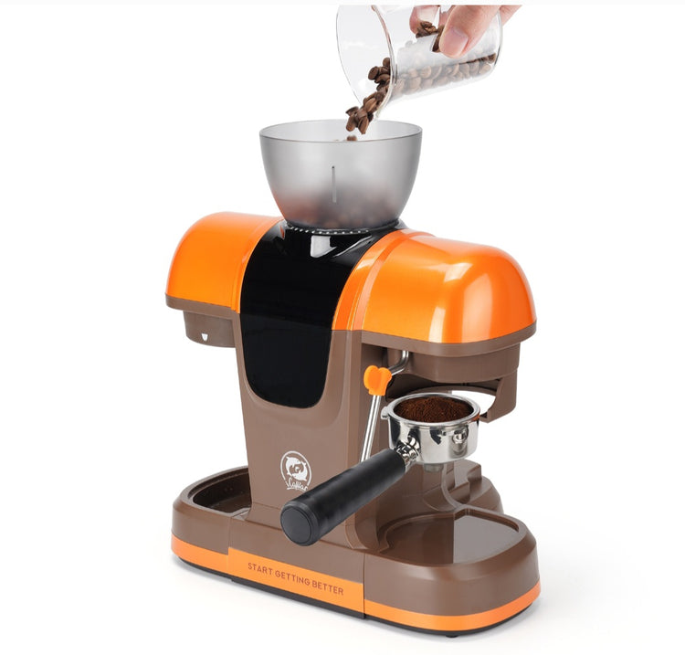 Aparat za kafu za espresso sa mlinom i parnom mlaznicom