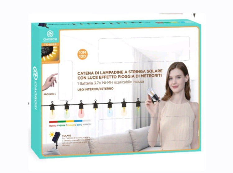 Sijalice 10kom set -RGB CIAOBOSI TX-8984 solarne