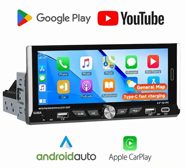 Multimedija za auto 1 din ulaz CTC -6688