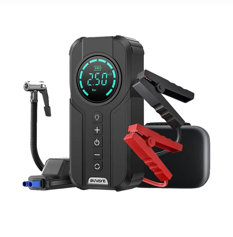 Starter buster sa kompresorom za gume 4u1