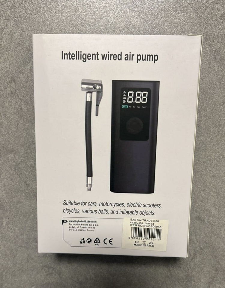 Pumpa mini kompresor za bicikl trotinet kvad auto digitalna 12v