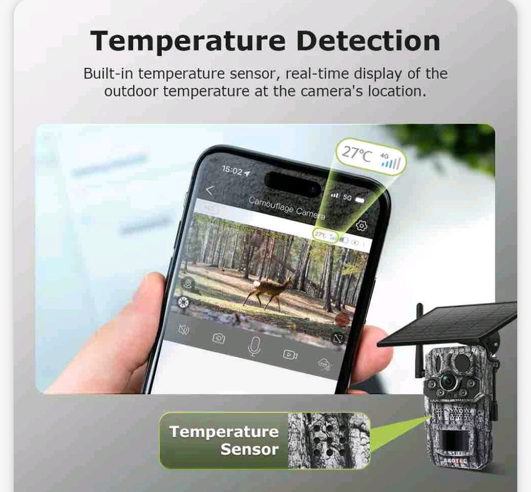 Lovacka kamera 4G solarna HC-808 pro