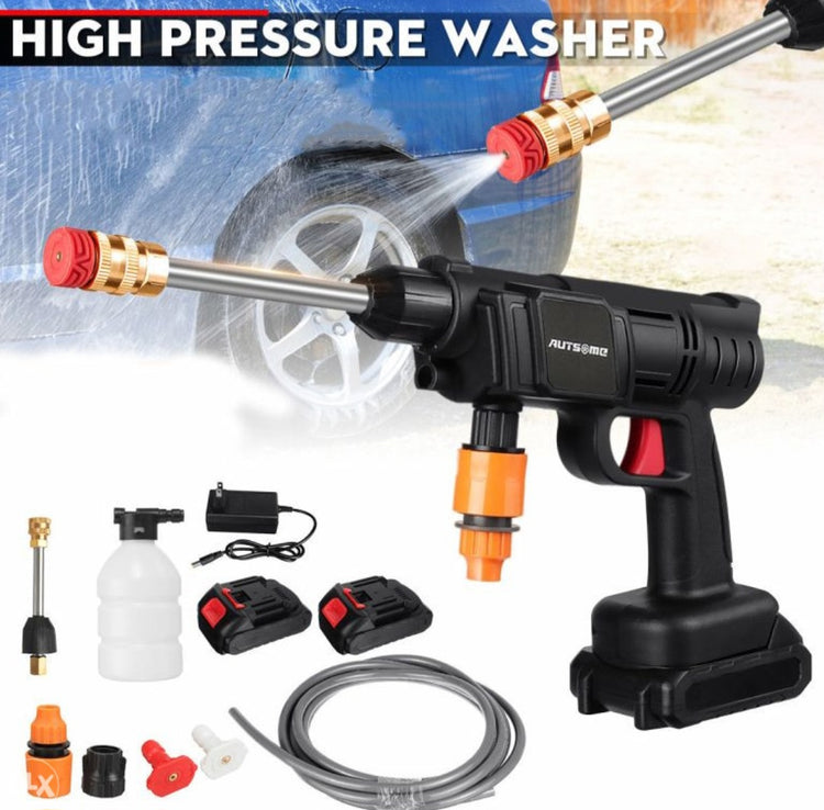 Aku pištolj za pranje čišćenje i tuširanje 24V sa 2 baterije