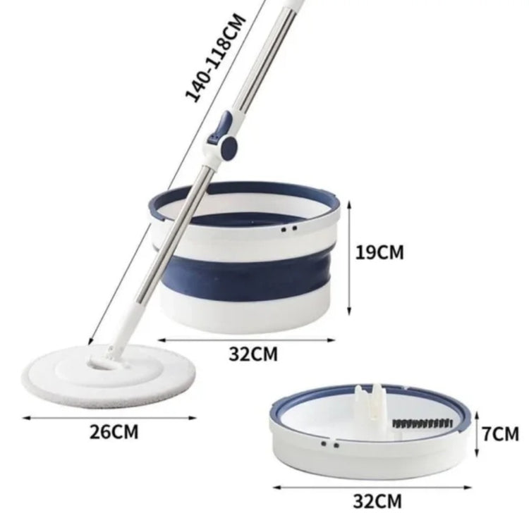 Rotirajuci okrugli mop sa kantom