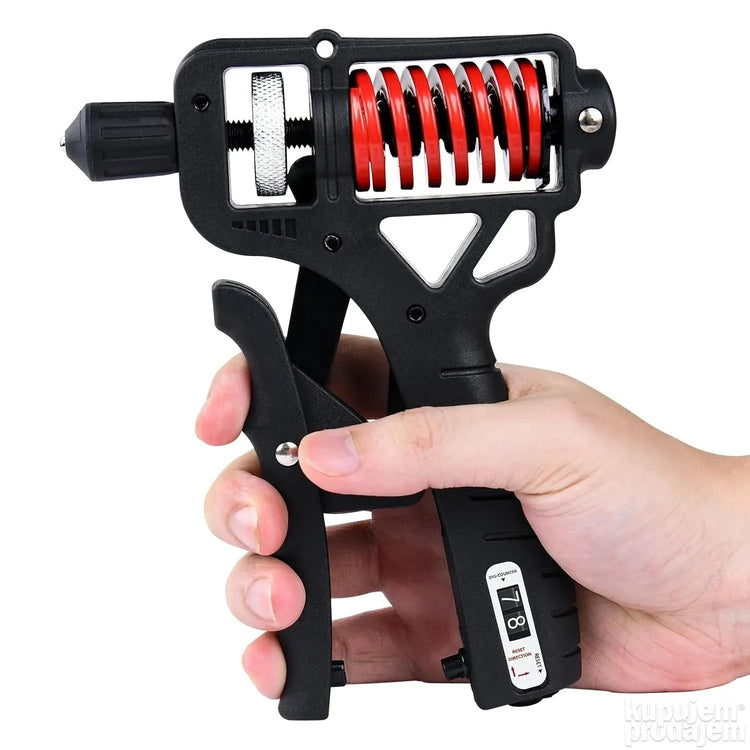 Podesiva opruga za jačanje šake i podlaktice sa brojačem Ciaobosi TX-03698