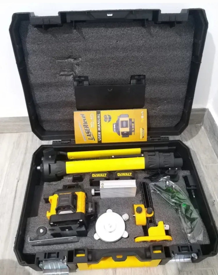 Laser Dewalt 4D sa digitalnim ekranom i full opremom