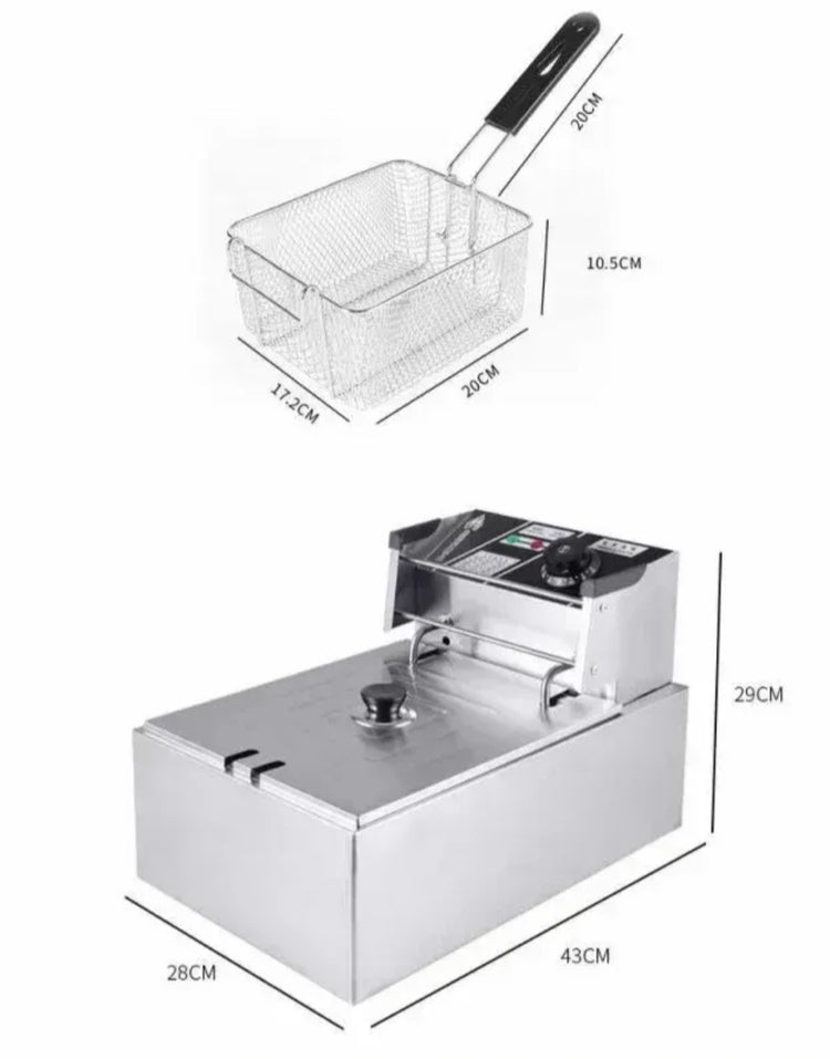 Friteza na ulje 6L elektricna 2500w