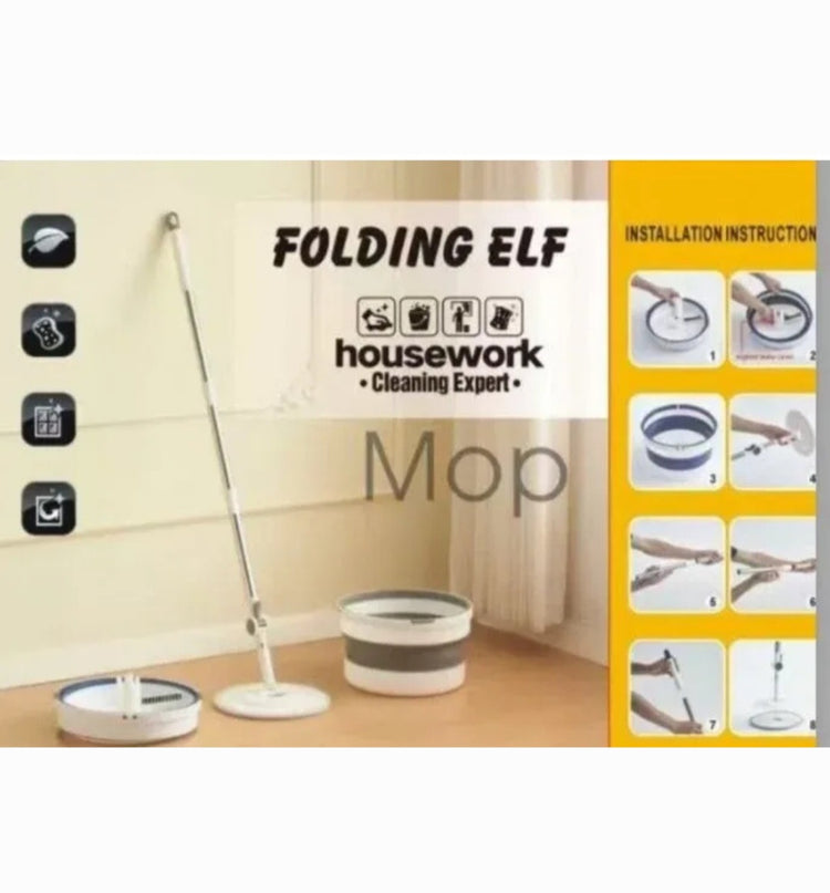 Rotirajuci okrugli mop sa kantom