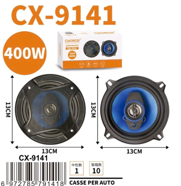 Zvucnici za auto 13cm CIAOBOSI CX-9141